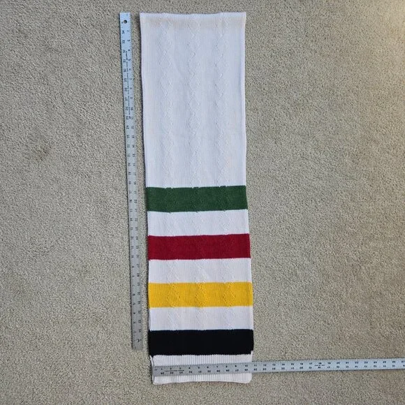 Pendleton Hudson's Bay Stripe Knit Scarf Merino Wool - Picture 10 of 10
